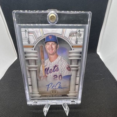 Topps 2023 Tribute Pete Alonso Mets Olympus Autographs Auto /99 Card OA-PA