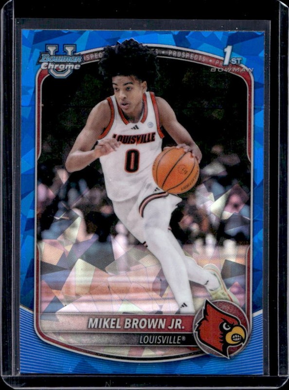 2025 Bowman Sapphire Mikel Brown Jr. Chrome 1st Prospect #BCP-12 Cardinals