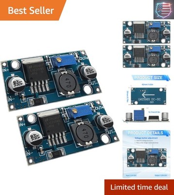 6pcs LM2596 DC-DC Buck Converter 3.2V-35V to 1.25V-35V Power Module, Adjustab...