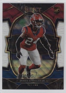 2022 Panini Select Concourse Tri-Color Prizm /249 Derek Stingley Jr Rookie RC
