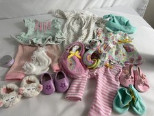 LOT Of American Girl Bitty Baby Sleeper, Out Fits, Shoes, And More