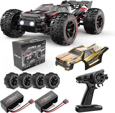 H14BM V3 1/14 Brushless RC Cars for Adults Fast 50 Mph, RC Trucks 4X4 Offroad Wa
