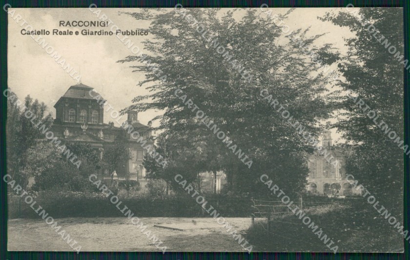 Cuneo Racconigi Castello cartolina MT5567