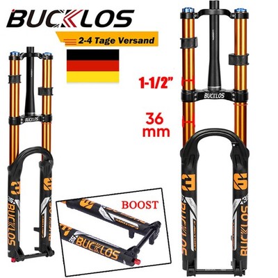 Bucklos 29 Zoll BOOST Luftgabeln MTB/AM/FR/Downhill/E-MTB Gabel Doppelschulte DE