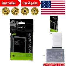 Exact Fit Inner Sleeves 100 Pack for Ultimate Trading Card Protection