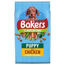 Bakers Superfoods Puppy Dry Dog Food (Chicken with Vegetables) 12.5kg 4.09 per kilo