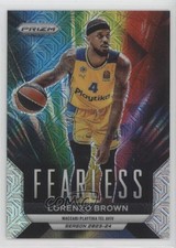 2023 Prizm Turkish Airlines EuroLeague Fearless Mojo 24/25 Lorenzo Brown #4 1pe9