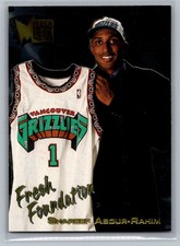 1996-97 Metal Shareef Abdur-Rahim #135 Vancouver Grizzlies Rookie