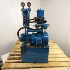 Nachi 10 Gal 1.5kW Variable Piston Hydraulic Power Unit PVS-1B-16N1-10 230V 1PH