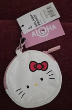 Aloha Collection Hello Kitty Face Cutie Pouch Collab NWT