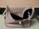 PetAmi Pet Sling Carrier - Grey, Black and White Striped - Barely Used — photo 5