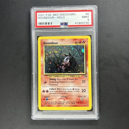 Houndour (Unlimited) graded PSA 9 for sale on eBay
