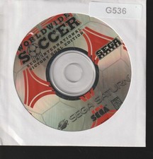 Worldwide Soccer Sega Saturn Sleeved Video Game Disc Only