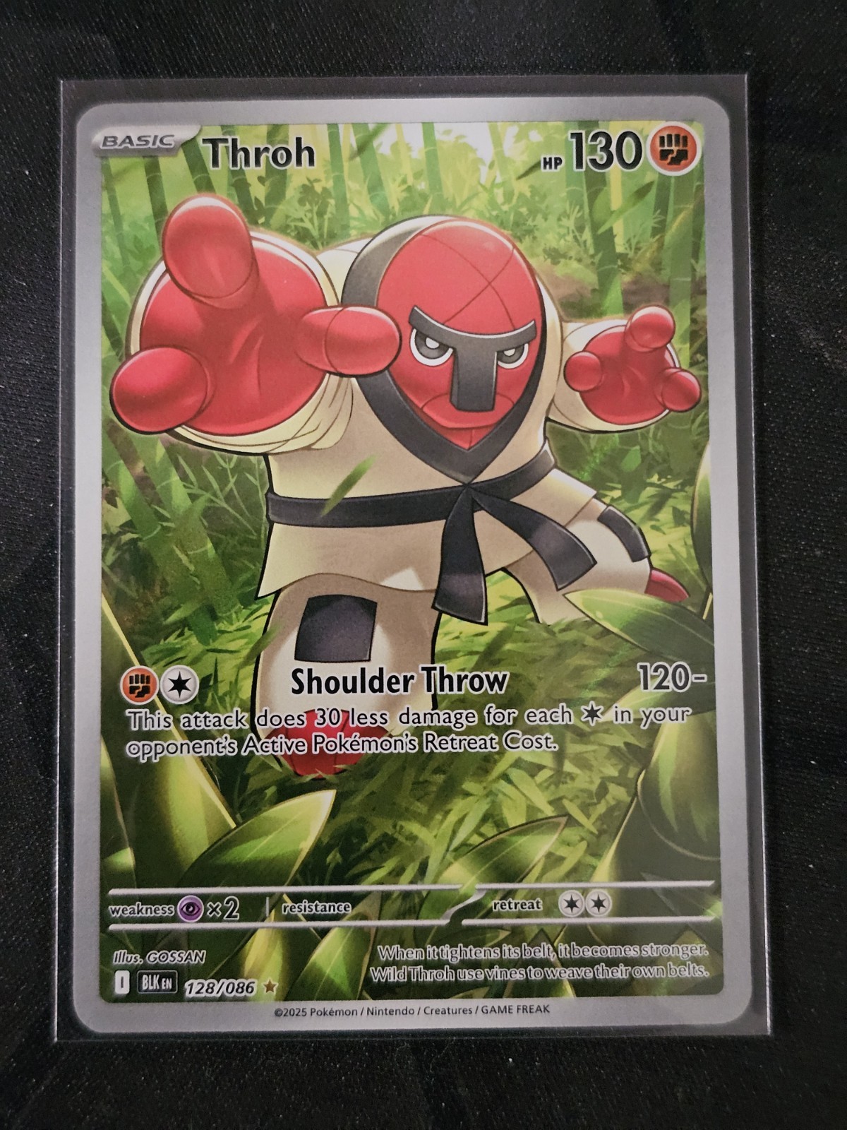Pokémon TCG Throh Illustration Rare NM 128/086 SV Black Bolt