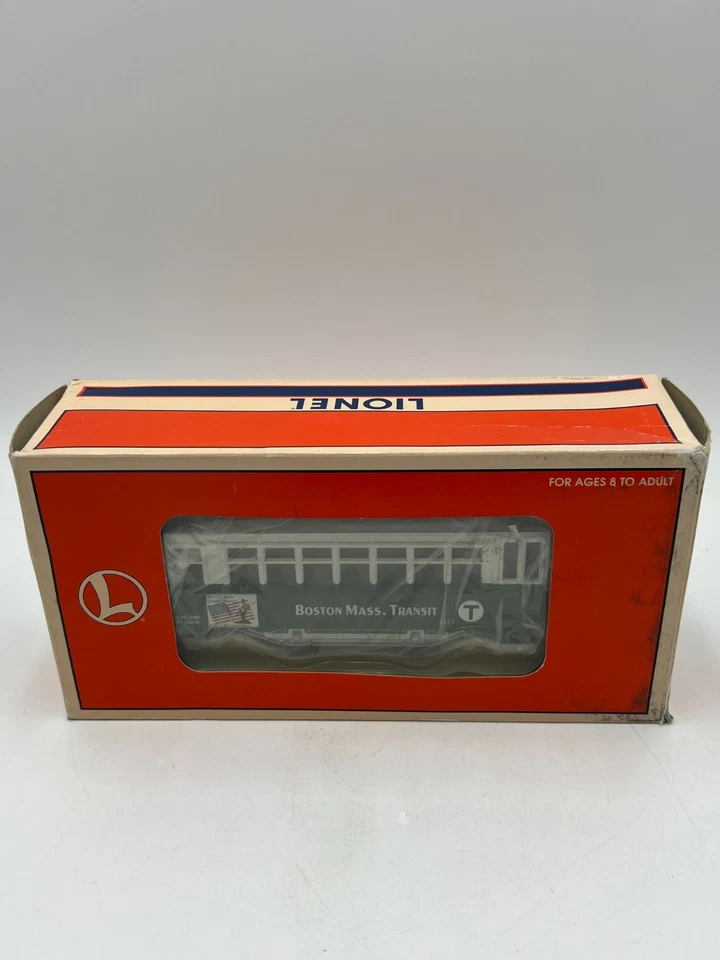 Lionel O Gauge Boston City Trolley Train Car Motorized Bump & Go #6-18452 New - Image 2 of 4