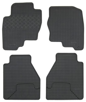 Gummi Fußmatten für Nissan Navara ab 2005- Passform Gummimatten Matten 4-teilig