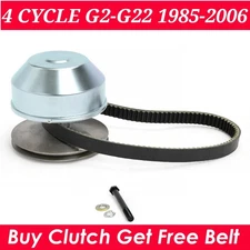 Primary Drive Clutch & Belt for Yamaha G2-G22 G9 G20 G21 Gas Golf Cart 1985-2025