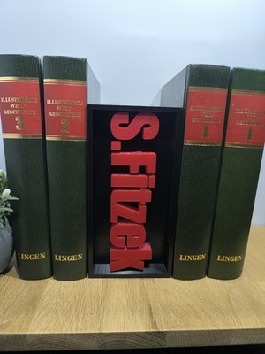 Exklusive S. Fitzek Buchstütze   Ein Statement für Thriller-Fans