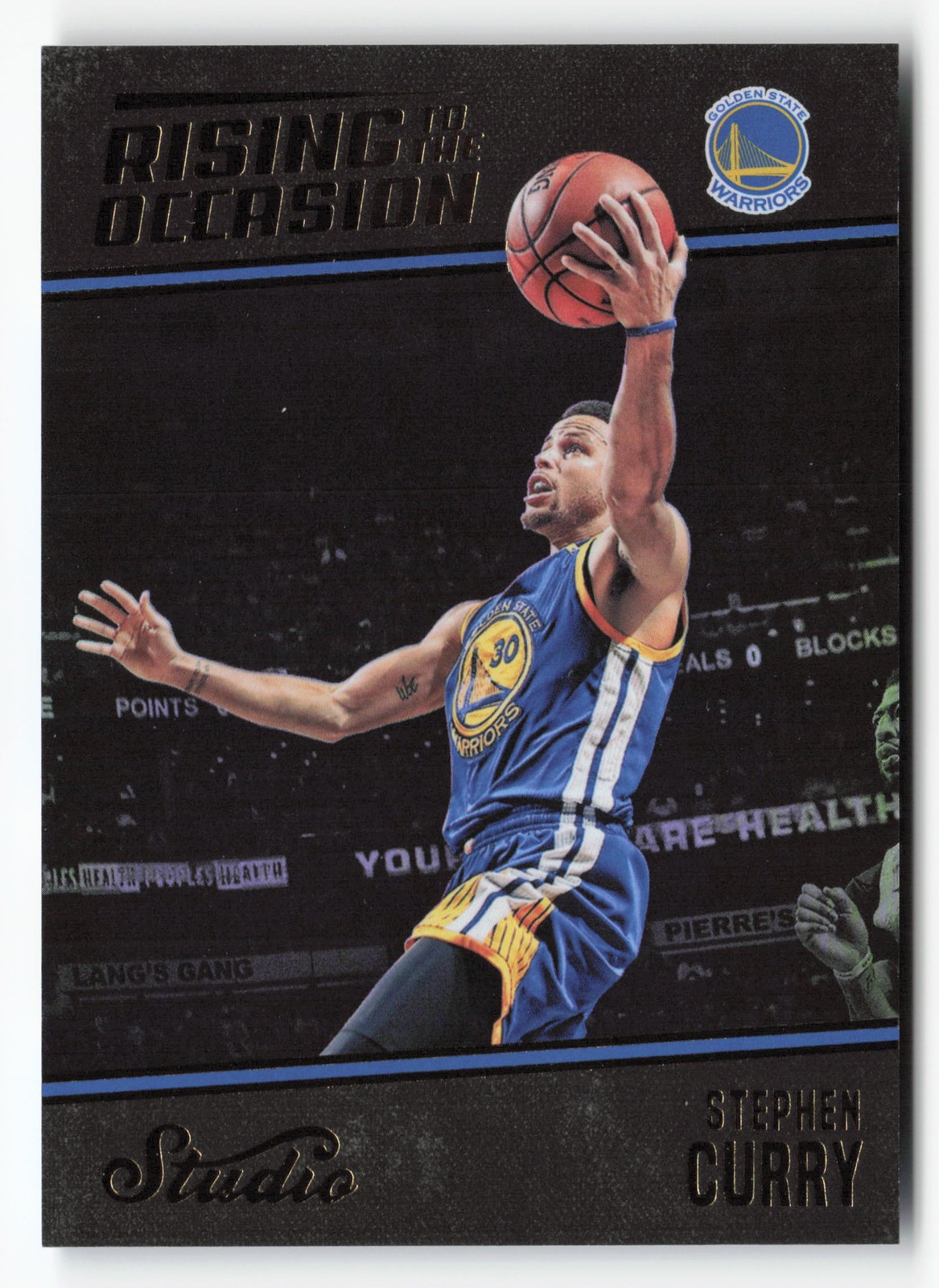 2016-17 Panini Studio #RO-SC Stephen Curry Rising to the Occasion
