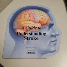 Merck Understanding Stroke Cardboard Book Drug Rep Promo Learning Guide