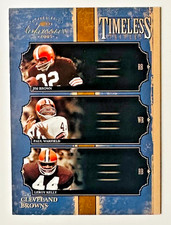 2005 Donruss Classics Jim Brown, Paul Warfield, LeRoy Kelly #/250 Browns Legends