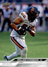 William Stanback 2024 Upper Deck CFL High Gloss 9/10 card #29 BC Lions