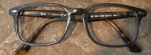 RAY-BAN RB5353 5629 Grey Crystal/Brown Tortoise Eyeglasses Frame 52-19-145