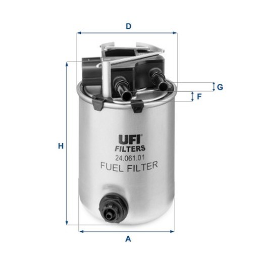 UFI Kraftstofffilter 24.061.01 FüR Nissan-image