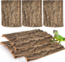 Cork Terrarium Background 11.8X7.9In 6PCS Natural Reptile Cork Bark Flats Terrar
