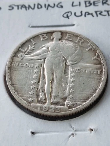 1923 25C Standing Liberty Quarter VG/FINE