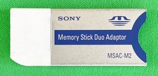 Genuine SONY Memory Stick Pro Duo Adapter Only OEM Tested  Works
