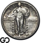 1923-S Standing Liberty Quarter *Major Key Date*, Hard To Find, RARE Choice AU++