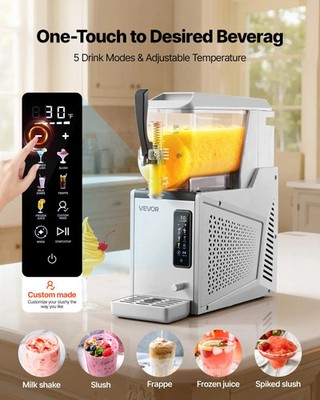 Slushie Machine, 3L/100oz No Ice Needed Slushy Machine for Home, Frozen Drink M