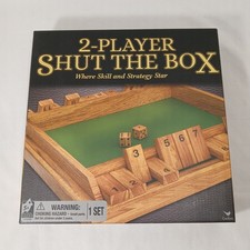 Shut The Box: Strategy Board Game by Spinmaster 2 Players  read 