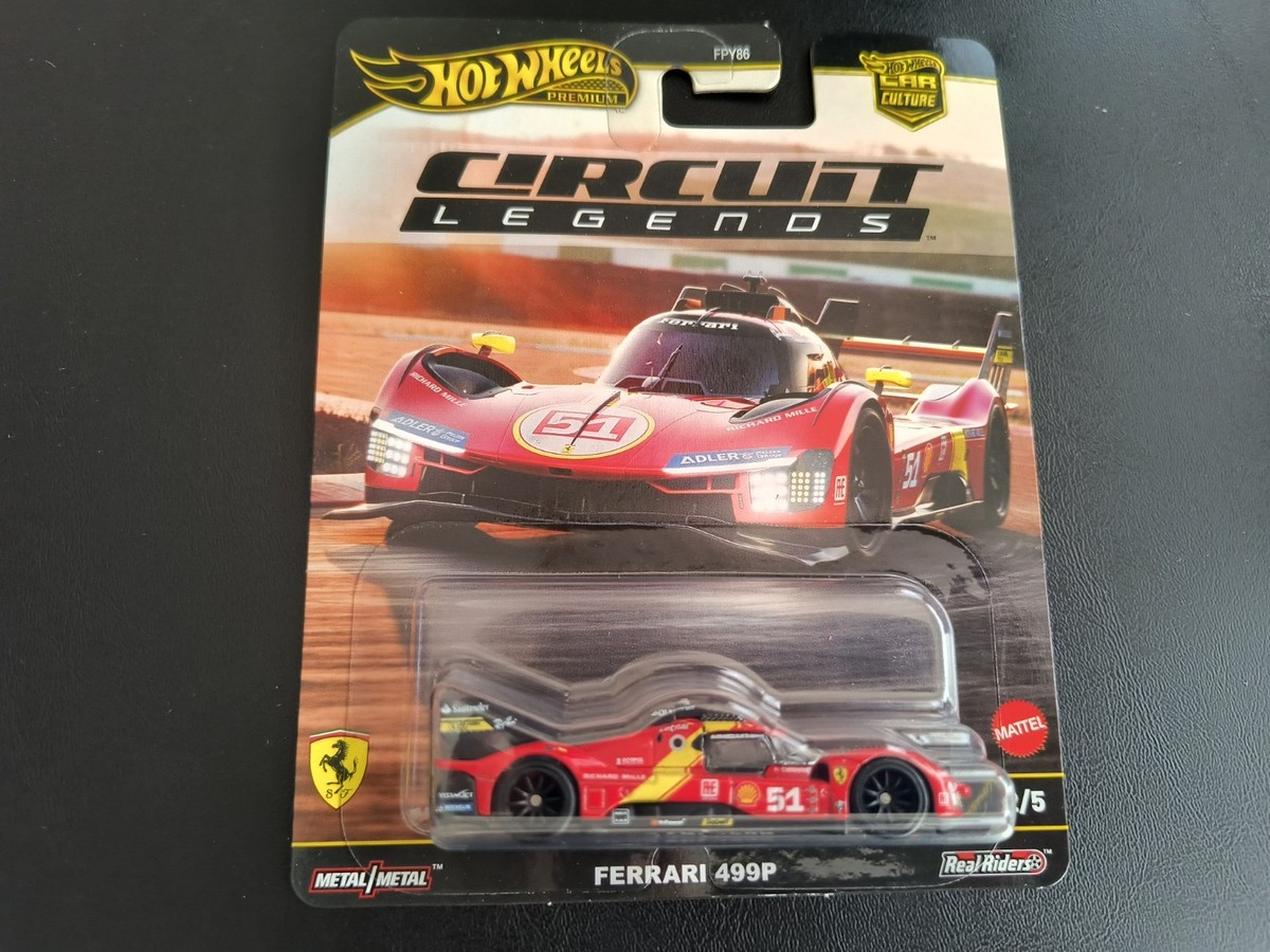 5台セット　ホットウィール　サーキットレジェンズ　FERRARI 499P Hot Wheels フェラーリ 499P CAR CULTURE Circuit Legends JBK49