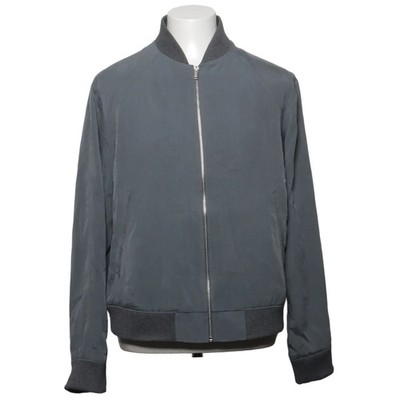 H&M, Bomberjacke, Herren, Größe: M, Grau, Lyocell/Polyamid/Polyester #yX8