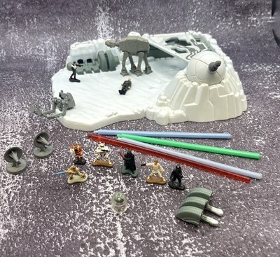 Star Wars Micro Machines Action Fleet Ice Planet Hoth Playset  With Misc Figures