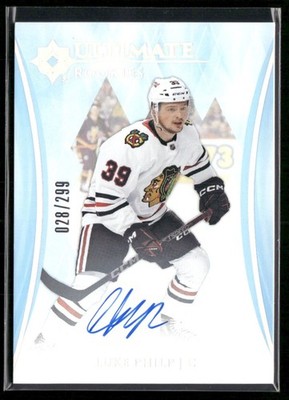 2023-24 Upper Deck Ultimate Luke Philp RC Auto /299 #135 Blackhawks