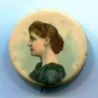 Winnie Davis, Daughter of Jefferson Davis Vintage Pinback Button
