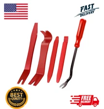 GOOACC 5PCS Nylon Auto Trim Removal Tool Kit Red