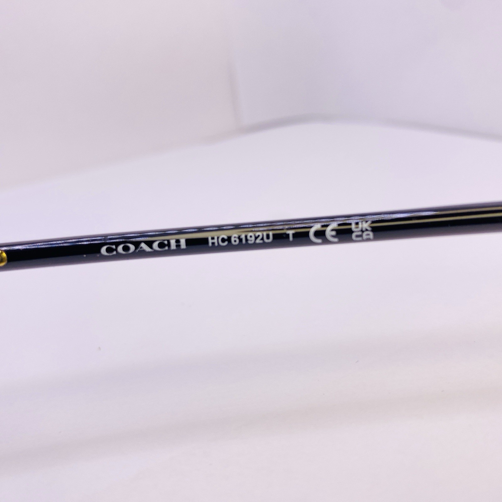 Coach Eyeglasses Sunglasses Authentic HC 6129U 5002 Black 54 [] 17 145 MM Gold thumbnail 3