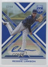 2016 Panini Elite Extra Edition Aspirations Blue 12/50 Reggie Lawson Auto 9pd