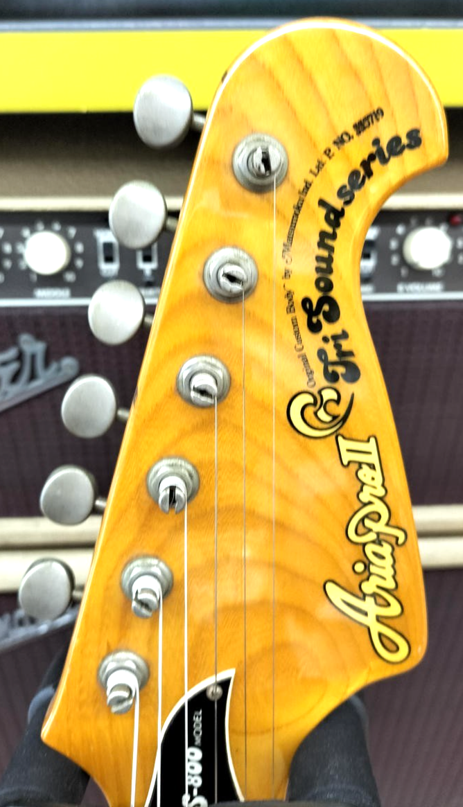 Aria ProⅡ Tri-Sound Series TS-800 Vintage Guitar Natural Thru