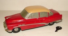 Diecast BANTHRICO BANK Dealer Promo of  1951-52 BUICK Roadmaster 4dr in RED Nice