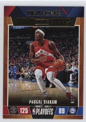 2019 Panini NBA Hoops Road to the Finals Second Round 33/999 Pascal Siakam 0xi8