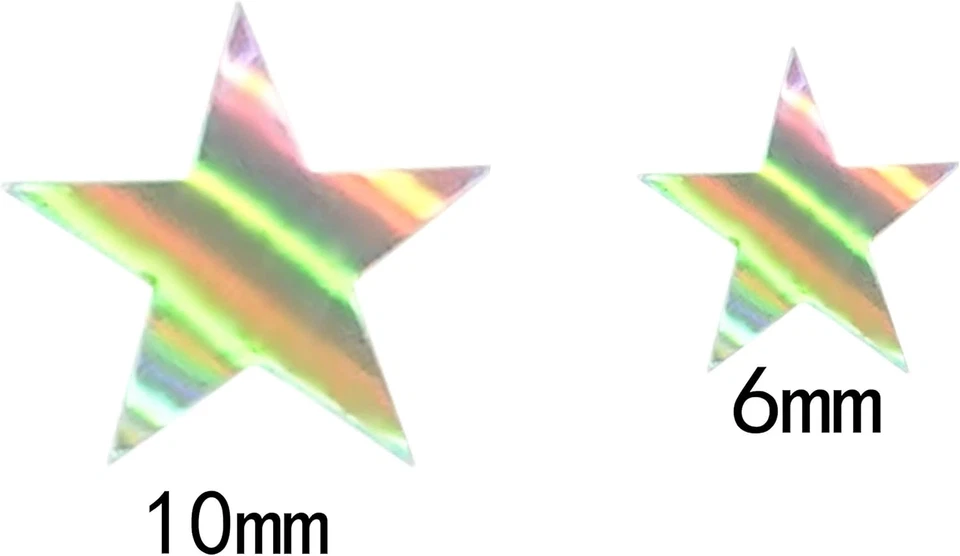 Confeti de mesa Silver Twinkle Stars - Lámina brillante lentejuelas metálicas confeti boda Foto 2 de 4