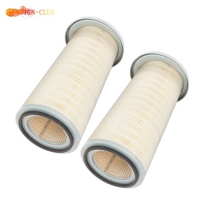 2 Pcs For Freightliner Kenworth Mack Engine Air Filter LAF3551 P153551 PA2705