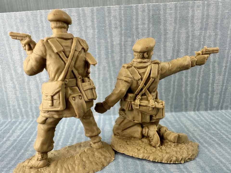 Coleccionables Conte - Paracaidistas 8 Poses 54mm Juguete Soldados Foto 3 de 4