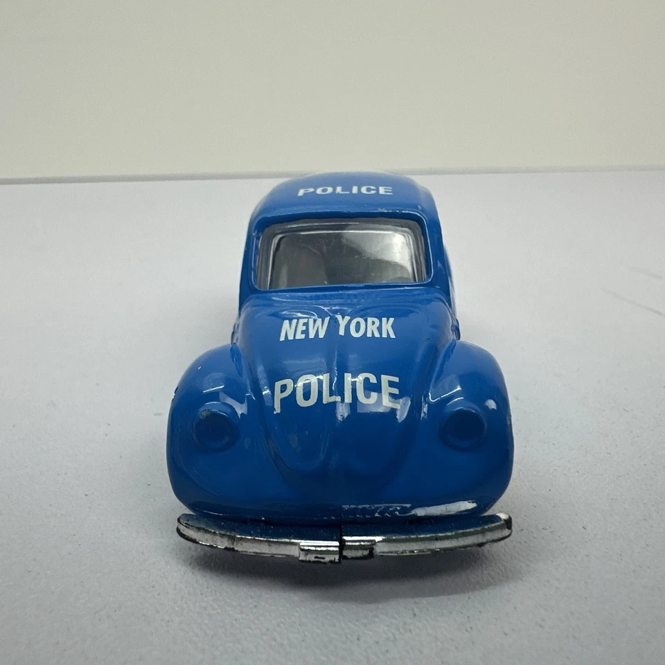 Realtoy Real Toy - VW Volkswagen Classic Beetle Police Blue - Diecast Car RARE - Image 2 of 4