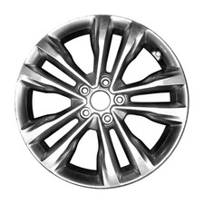18x7.5 5 Double Spoke Alloy Wheel Painted Light Smoked Hypersilver 560-70908